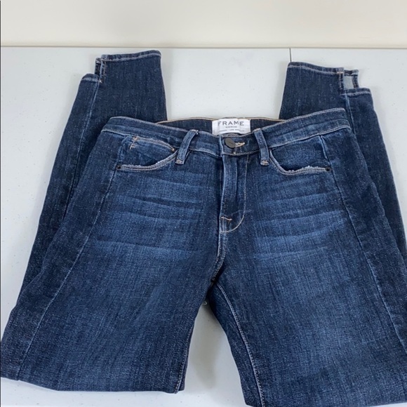 FRAME Le High Skinny Side Step Jean - Picture 5 of 9